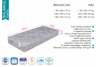 Balance matrac 90x200 cm