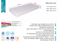 Delvita matrac 90x200 cm