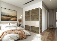 Főnix gardr�b m.f�nyű b�torlap bet�ttel 174 cm