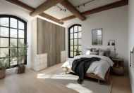 Silver gardr�b 225 cm