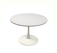 Divian k�r asztallap 110 cm magasf�nyű Feh�r