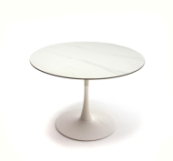 Divian k�r asztallap 110cm Feh�r m�rv�ny