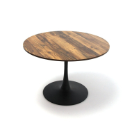 Divian k�r asztallap 110 cm Hunton s�t�t t�lgy