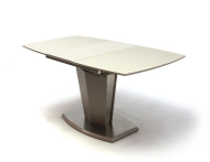 Toni asztal edzett �veggel Cappuccino 120 cm