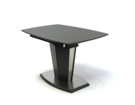 Toni asztal edzett �veggel Sz�rke 120 cm