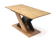 Berlin asztal Sonoma/Feh�r 160 cm