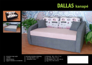 Dallas kanap� 135cm-es fekvő
