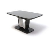 Marko asztal edzett �veggel Feh�r/Sz�rke 160-as