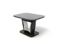 Marko asztal edzett �veggel Feh�r/Sz�rke 120-as