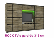 Rock tol�ajt�s TV gardr�b 318 cm