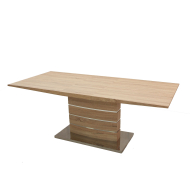 Claudia asztal Sonoma 160x90+40 cm